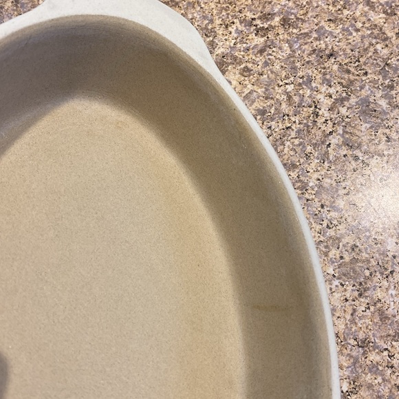 2 Pampered Chef Stonewear New Traditions Collection USA Oval Baking Dishes USED - Picture 13 of 16